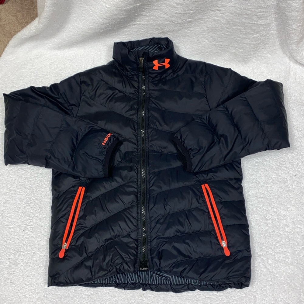 Underarmour infrared primaloft black puffer jacket magnetic zip small